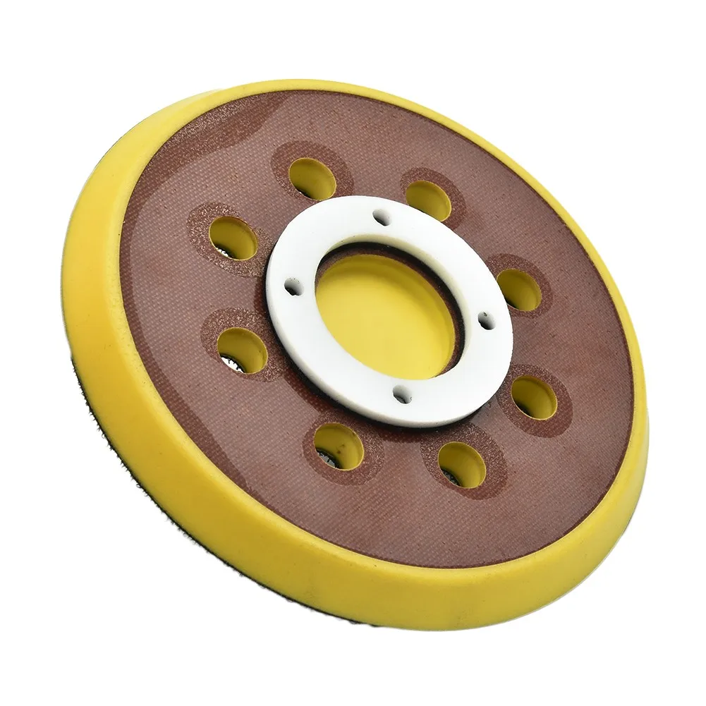 5 Inches 125 MM 8-Hole Back-up Sanding Pad 3/4 Nails Hook And Loop Sander Backing Pad For Electric Maki-ta Orbital Sander
5 Inches 125 MM 8-Hole Back-up Sanding Pad 3/4 Nails Hook And Loop Sander Backing Pad For Electric Maki-ta Orbital Sander