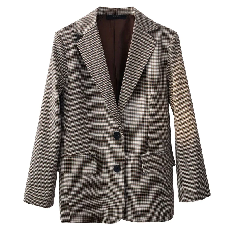 Classic Swallow Gird Loose Blazer Women Vintage Spring Autumn Lady Jacket Outerwear Single Breasted Long Sleeve Women Blazers
Classic Swallow Gird Loose Blazer Women Vintage Spring Autumn Lady Jacket Outerwear Single Breasted Long Sleeve Women Blazers