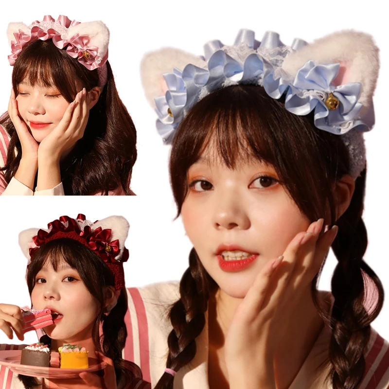 Lolita Cat Ears Headband Wash Face Headbands Soft Cartoon Makeup Hairband Non-slip Head Wrap Elastic Headbands for Women
Lolita Cat Ears Headband Wash Face Headbands Soft Cartoon Makeup Hairband Non-slip Head Wrap Elastic Headbands for Women