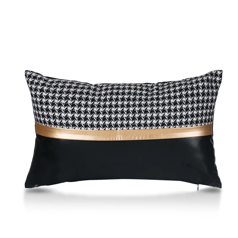 PU Patchwork Cushion Cover Decorative Throw Pillow Cover for Sofa Seat Pillowcase Home Decor Black White 45x45cm P82
PU Patchwork Cushion Cover Decorative Throw Pillow Cover for Sofa Seat Pillowcase Home Decor Black White 45x45cm P82