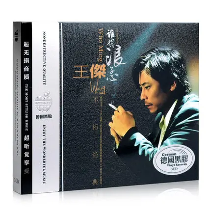 

Original China Music CD Disc Chinese Pop Music Song Singer Wang Jie Dave Wang Album Collection 12cm Vinyl Records 3 CD Set