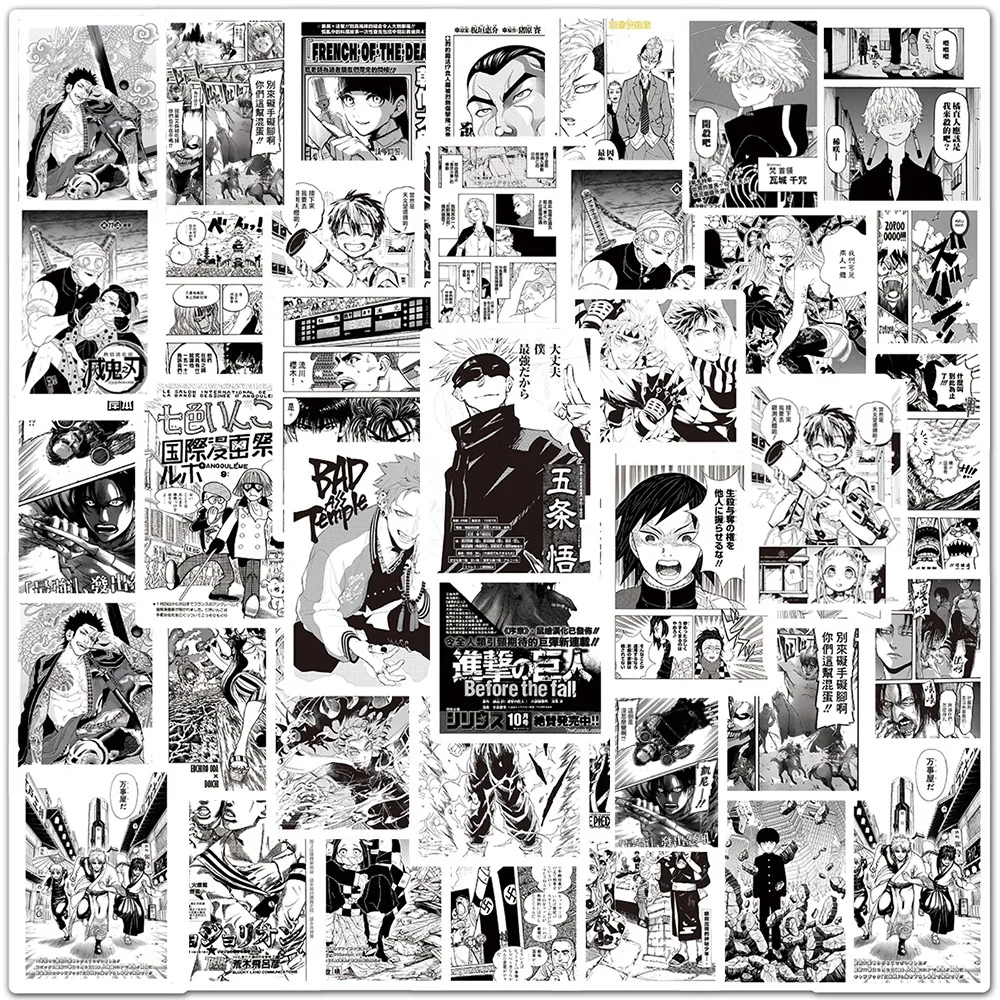 10/30/50pcs Mix Anime Tokyo Revengers Attack on Titan Stickers Aesthetic Car Motorcycle Luggage Guitar Laptop Sticker Kids Toy
10/30/50pcs Mix Anime Tokyo Revengers Attack on Titan Stickers Aesthetic Car Motorcycle Luggage Guitar Laptop Sticker Kids Toy