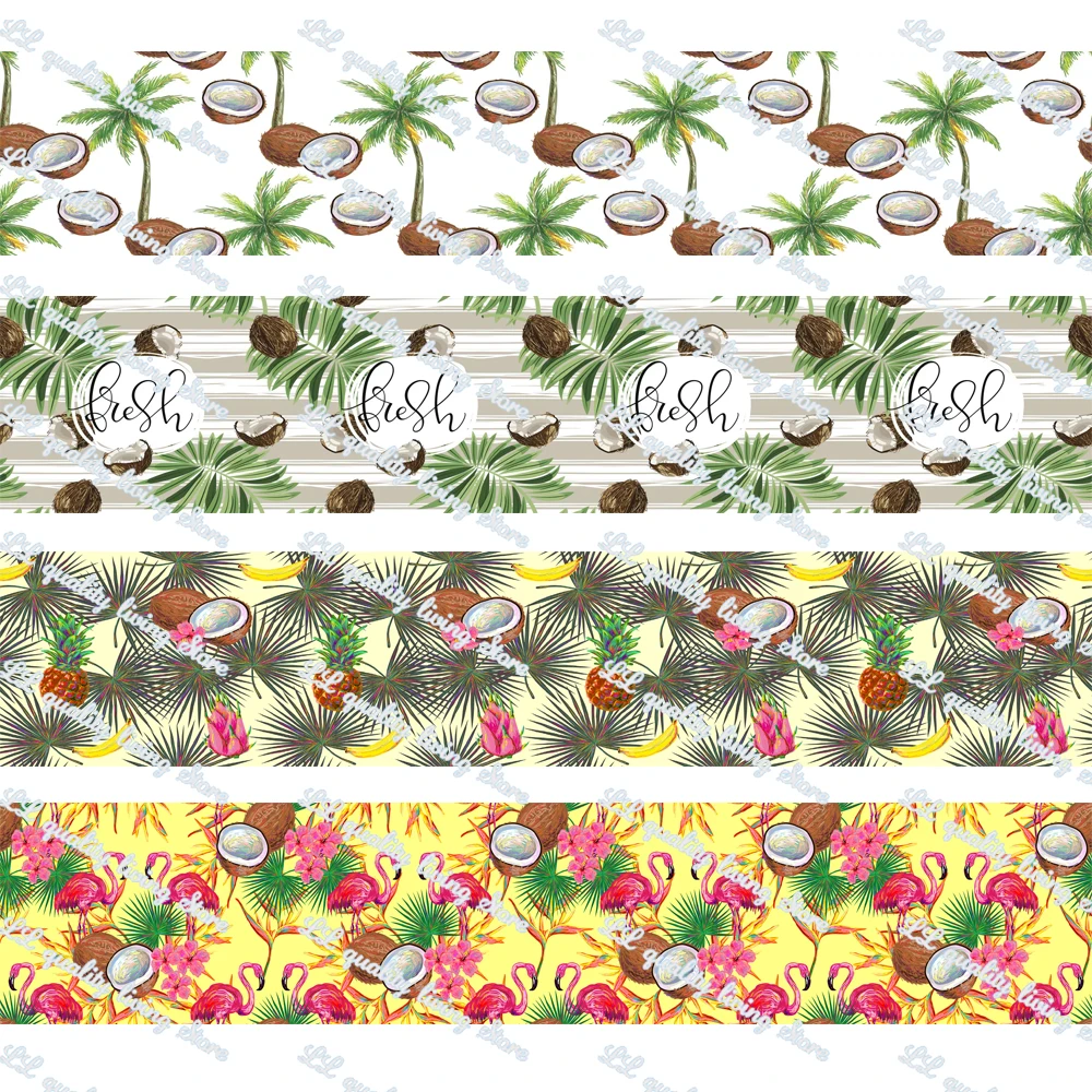 WL 16-75MM Coconut Printed Grosgrain Ribbon Diy Bow Handmade Hair Accessories Party Decoration Gift Packaging 50 Yards 
WL 16-75MM Coconut Printed Grosgrain Ribbon Diy Bow Handmade Hair Accessories Party Decoration Gift Packaging 50 Yards