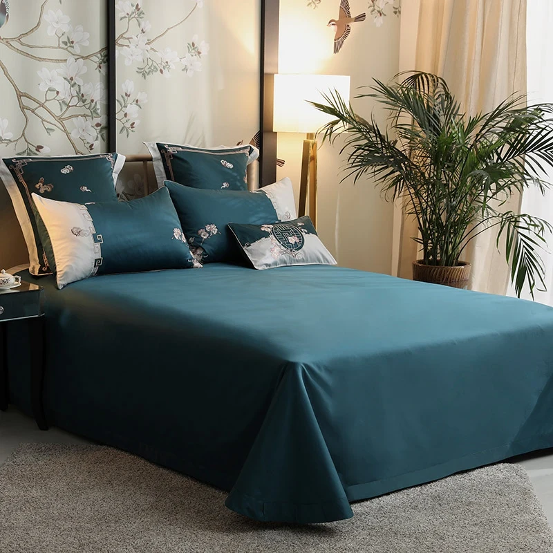 Luxury Chinese Style Classic Embroidery 100S Satin Egyptian Cotton Bedding Set Duvet Cover Bed Linen Fitted Sheet Pillowcases
Luxury Chinese Style Classic Embroidery 100S Satin Egyptian Cotton Bedding Set Duvet Cover Bed Linen Fitted Sheet Pillowcases