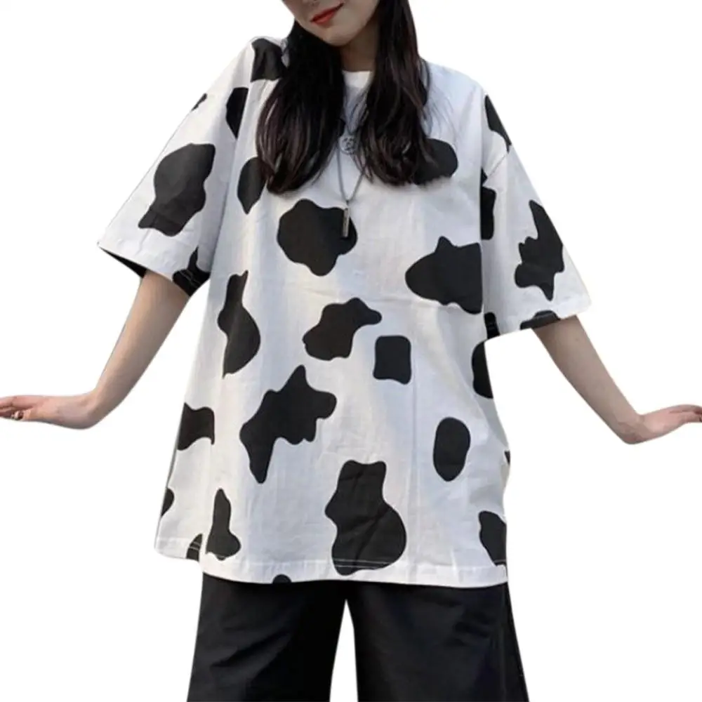 Summer Cute Cow Printed Women Long Sleeve Round Neck T Shirts Casual Loose Blouse Tops
Summer Cute Cow Printed Women Long Sleeve Round Neck T Shirts Casual Loose Blouse Tops