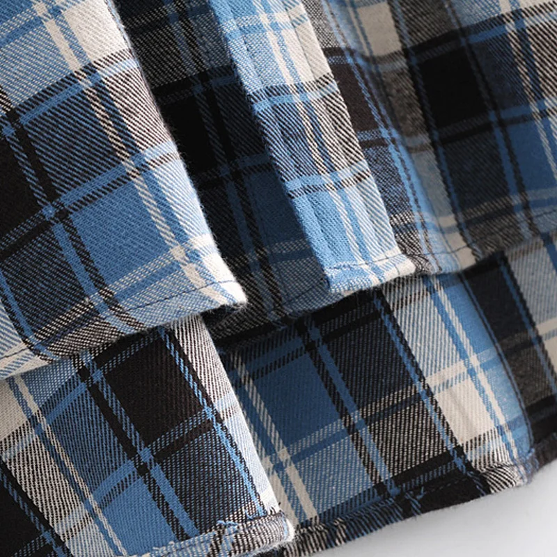 2020 Summer Women Plaid Blouses Shirts Tops Loose Long Sleeve Pockets Female Casual Street Shirt Top Smock Clothes blusas
2020 Summer Women Plaid Blouses Shirts Tops Loose Long Sleeve Pockets Female Casual Street Shirt Top Smock Clothes blusas