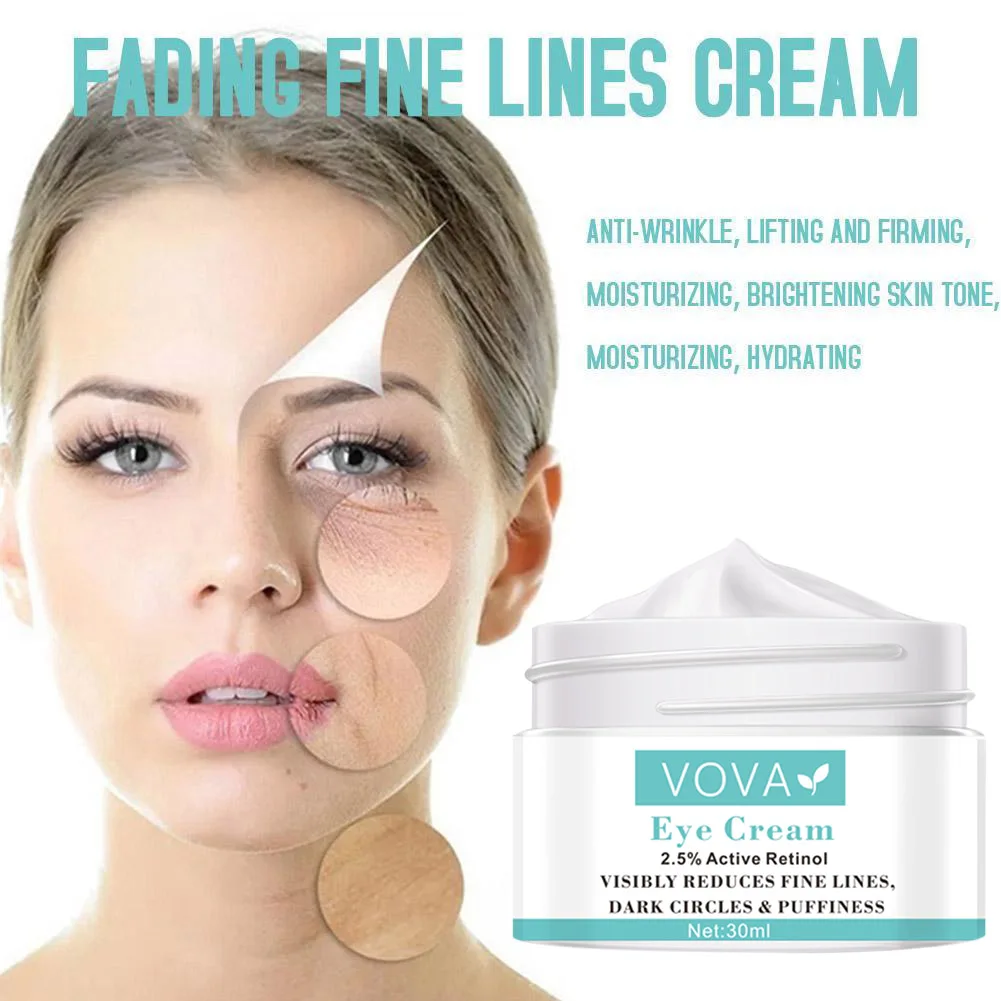 30ml Eye Cream Anti-Wrinkles Reduce Dark Circles Under Eye Bags Skin Moisturizing and Tightening Cream
30ml Eye Cream Anti-Wrinkles Reduce Dark Circles Under Eye Bags Skin Moisturizing and Tightening Cream