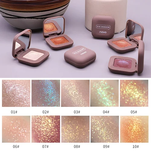10Colors Shimmer Glitter Single Eye Shadow Mashed Potato Texture Pearl Light High Pigments Powder Waterproof Makeup TSLM1
10Colors Shimmer Glitter Single Eye Shadow Mashed Potato Texture Pearl Light High Pigments Powder Waterproof Makeup TSLM1