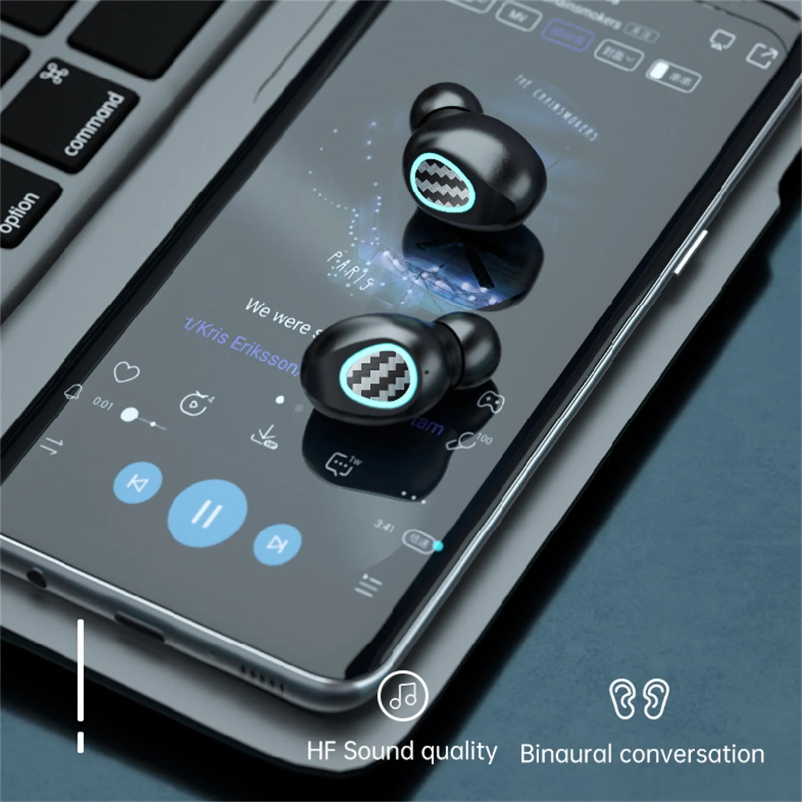 Headphones For Smartphone New R9 TWS Wireless Bluetooth Headset New In-ear Earbuds Sports Subwoofer Mini HIFI HD Call Earphones
Headphones For Smartphone New R9 TWS Wireless Bluetooth Headset New In-ear Earbuds Sports Subwoofer Mini HIFI HD Call Earphones