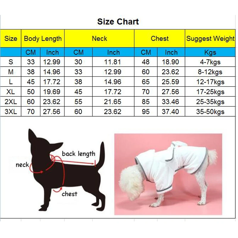 Solid White Pet Bathrobe Cat Dogs Winter Coat Bath Pajamas Microfiber Absorbent Drying Towel for All Dog Breeds Pitbull Clothes
Solid White Pet Bathrobe Cat Dogs Winter Coat Bath Pajamas Microfiber Absorbent Drying Towel for All Dog Breeds Pitbull Clothes