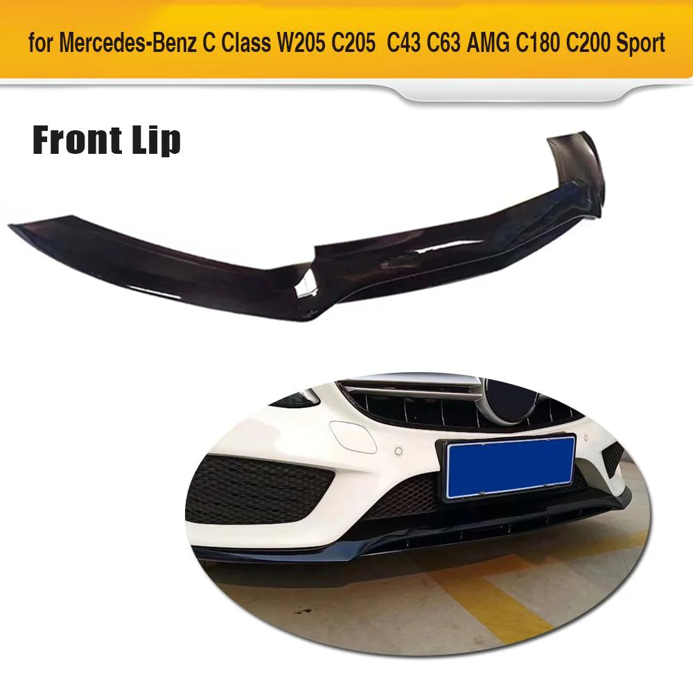 Glossy Black Car Front Lip Spoiler For Mercedes-Benz C Class W205 C43 AMG Sport 2015 - 2018 PP Front Bumper Lip Splitters
Glossy Black Car Front Lip Spoiler For Mercedes-Benz C Class W205 C43 AMG Sport 2015 - 2018 PP Front Bumper Lip Splitters