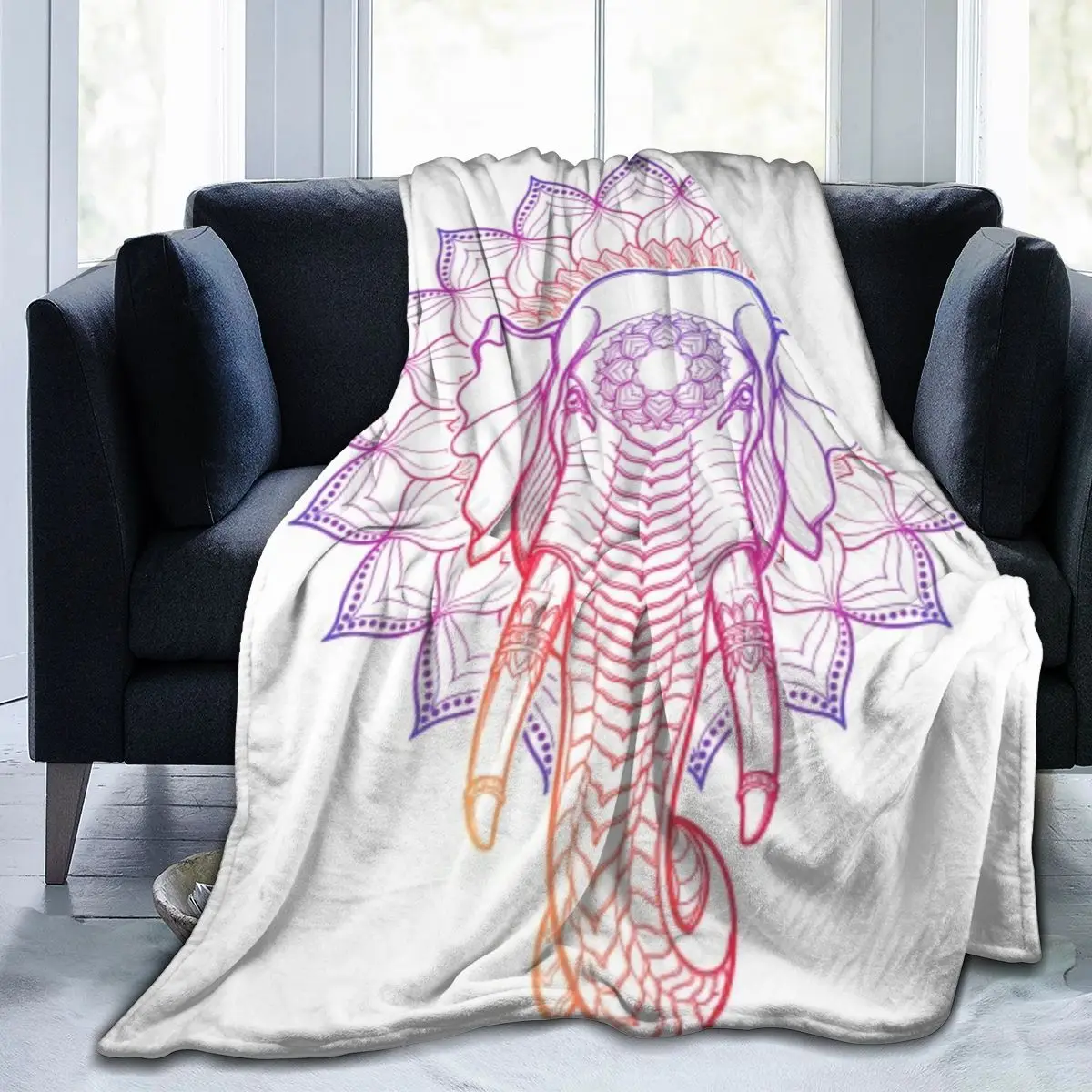 Elephant Mandala Pattern Fleece Plush Throw Blanket For Sofa Bed Mandala Lotus India Style Decorative Home Dropship Wholesale
Elephant Mandala Pattern Fleece Plush Throw Blanket For Sofa Bed Mandala Lotus India Style Decorative Home Dropship Wholesale