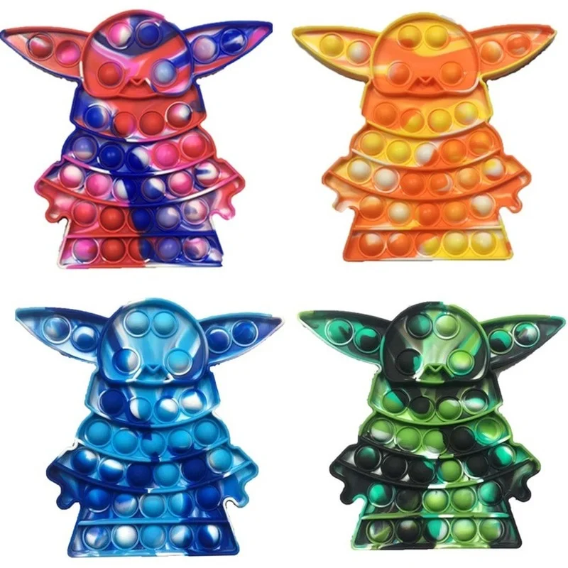 Yoda Push Its Pops Fidget Reliver Stress Toys Rainbow Pushs Bubble Antistress Adult Children Sensory Kawaii Funny Popites Gift
Yoda Push Its Pops Fidget Reliver Stress Toys Rainbow Pushs Bubble Antistress Adult Children Sensory Kawaii Funny Popites Gift