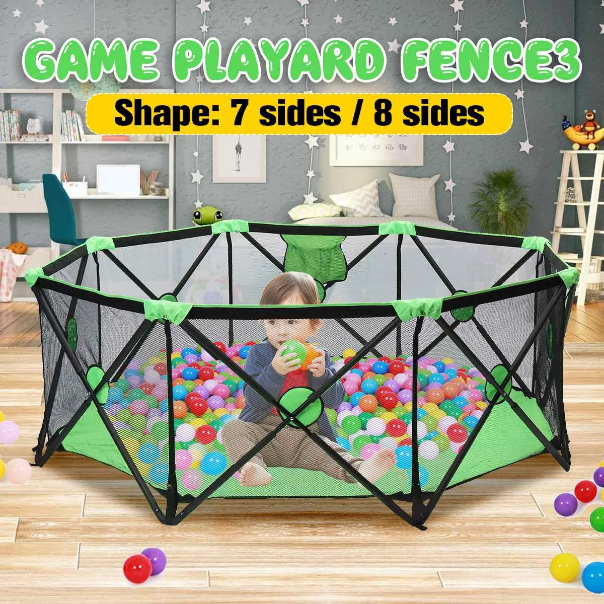 8 Panels Kids Furniture Playpen For Children Large Dry Pool Baby Playpen Safety Indoor Barriers Home Playground For 0-2 Years
8 Panels Kids Furniture Playpen For Children Large Dry Pool Baby Playpen Safety Indoor Barriers Home Playground For 0-2 Years