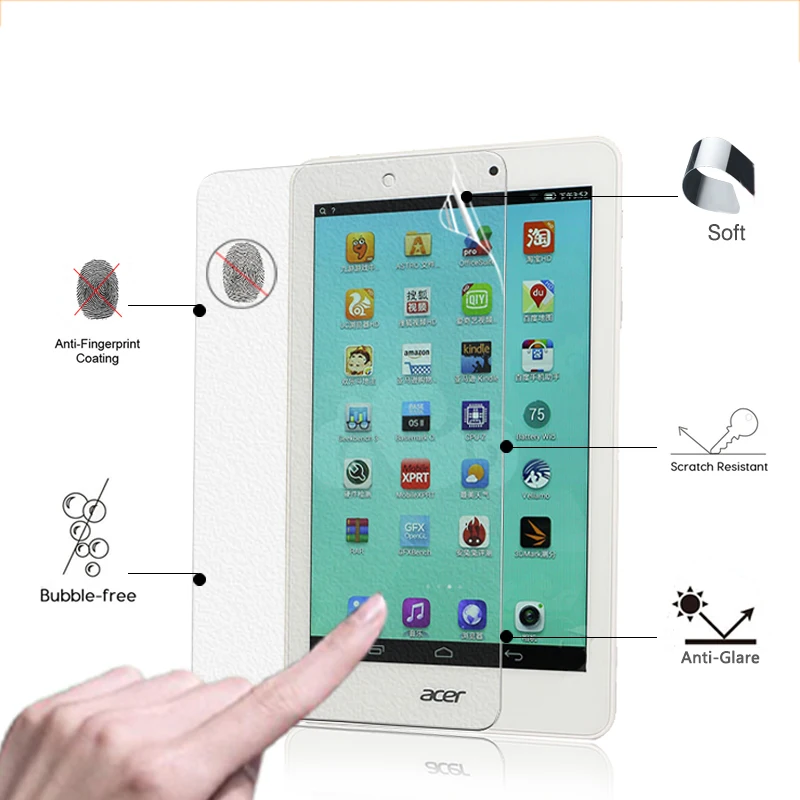BEST Anti-Glare Matte protective Film For Acer Iconia One 8 B1-810 8.0" Screen Protector front Guard panel + clean cloths
BEST Anti-Glare Matte protective Film For Acer Iconia One 8 B1-810 8.0" Screen Protector front Guard panel + clean cloths