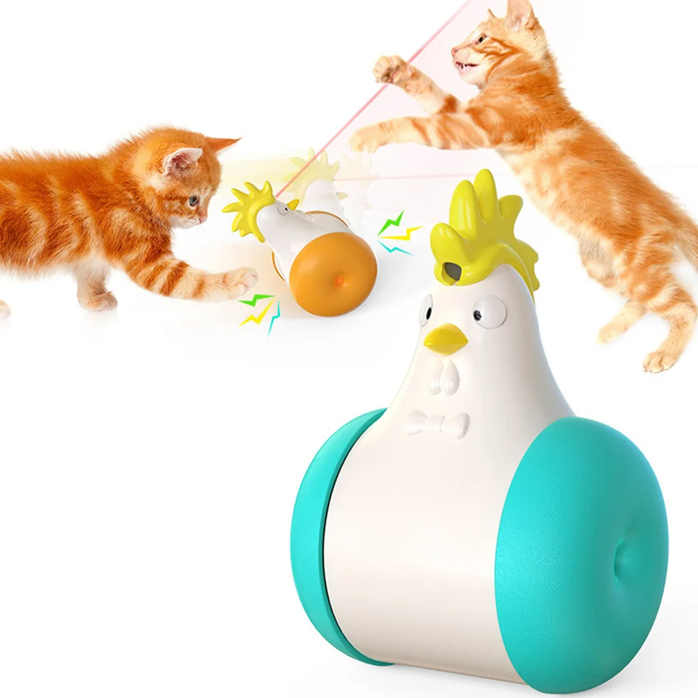 Лазерная Игрушка для кошек, Интерактивная игрушка для котят с USB-зарядкой, регулируемый лазер с вызовом курицы, 2 умных режима игры
Лазерная Игрушка для кошек, Интерактивная игрушка для котят с USB-зарядкой, регулируемый лазер с вызовом курицы, 2 умных режима игры
