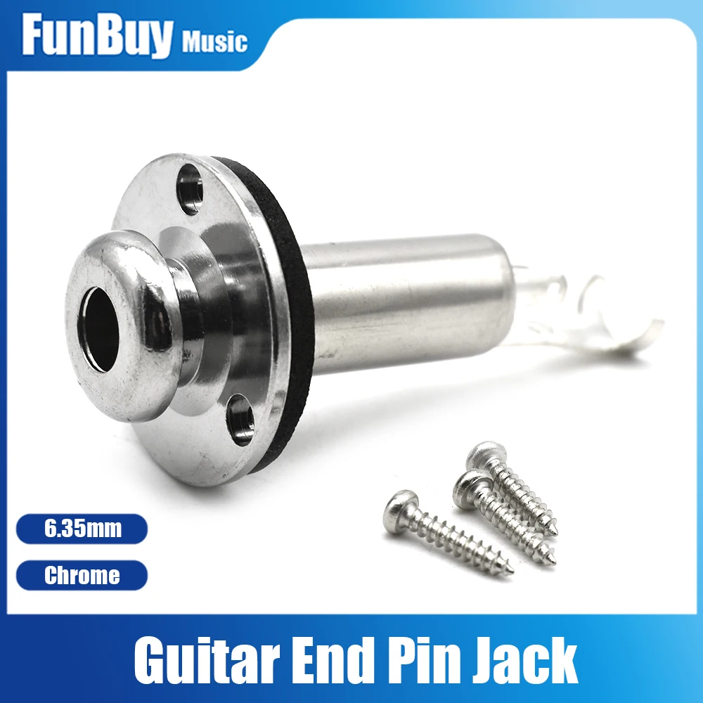 Brass Acoustic Electric Guitar End Pin output Input Jack guitar Strap Plug Socket 6.35 for guitar parts guitar accessories
Brass Acoustic Electric Guitar End Pin output Input Jack guitar Strap Plug Socket 6.35 for guitar parts guitar accessories
