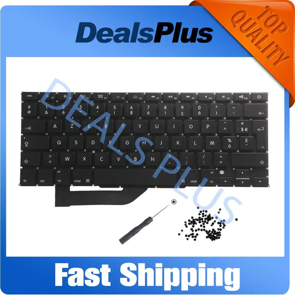 NEW A1398 French France FR Keyboard + Screws For Macbook Pro Retina A1398 2013 2014 2015 Year
NEW A1398 French France FR Keyboard + Screws For Macbook Pro Retina A1398 2013 2014 2015 Year