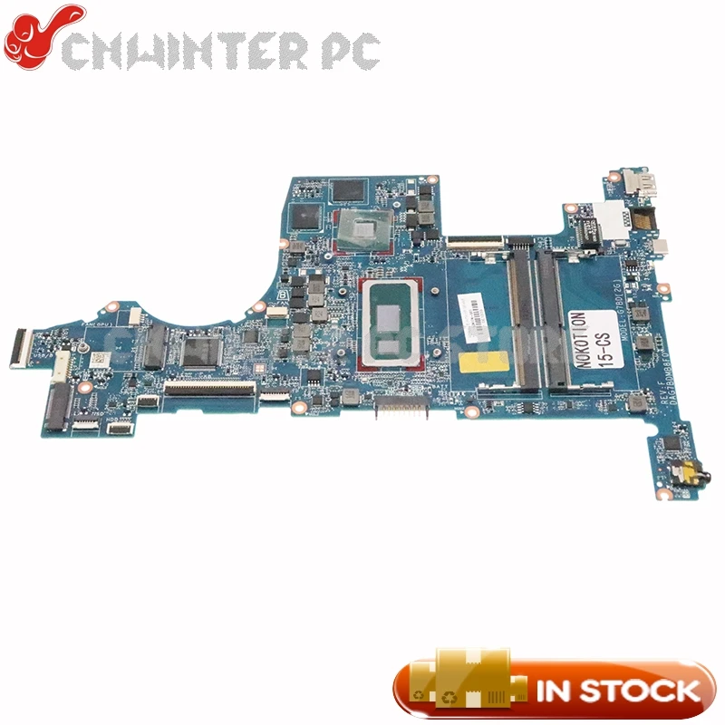 NOKOTION DAG7BDMB8F0 Model G7BD L34174-601 L34174-001 For HP 15-CS Laptop Motherboard Mainboard i5-8265U CPU Geforce MX150 
NOKOTION DAG7BDMB8F0 Model G7BD L34174-601 L34174-001 For HP 15-CS Laptop Motherboard Mainboard i5-8265U CPU Geforce MX150