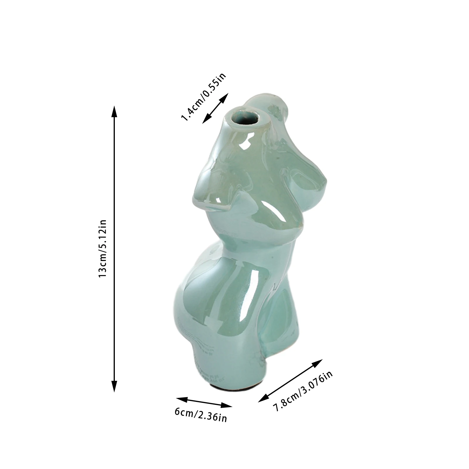 Modern Ceramic Vase Body Art Dried Flower Flower Arrangement Body Shape Vase Handicraft Decoration Ceramic Vase Desktop Decor
Modern Ceramic Vase Body Art Dried Flower Flower Arrangement Body Shape Vase Handicraft Decoration Ceramic Vase Desktop Decor