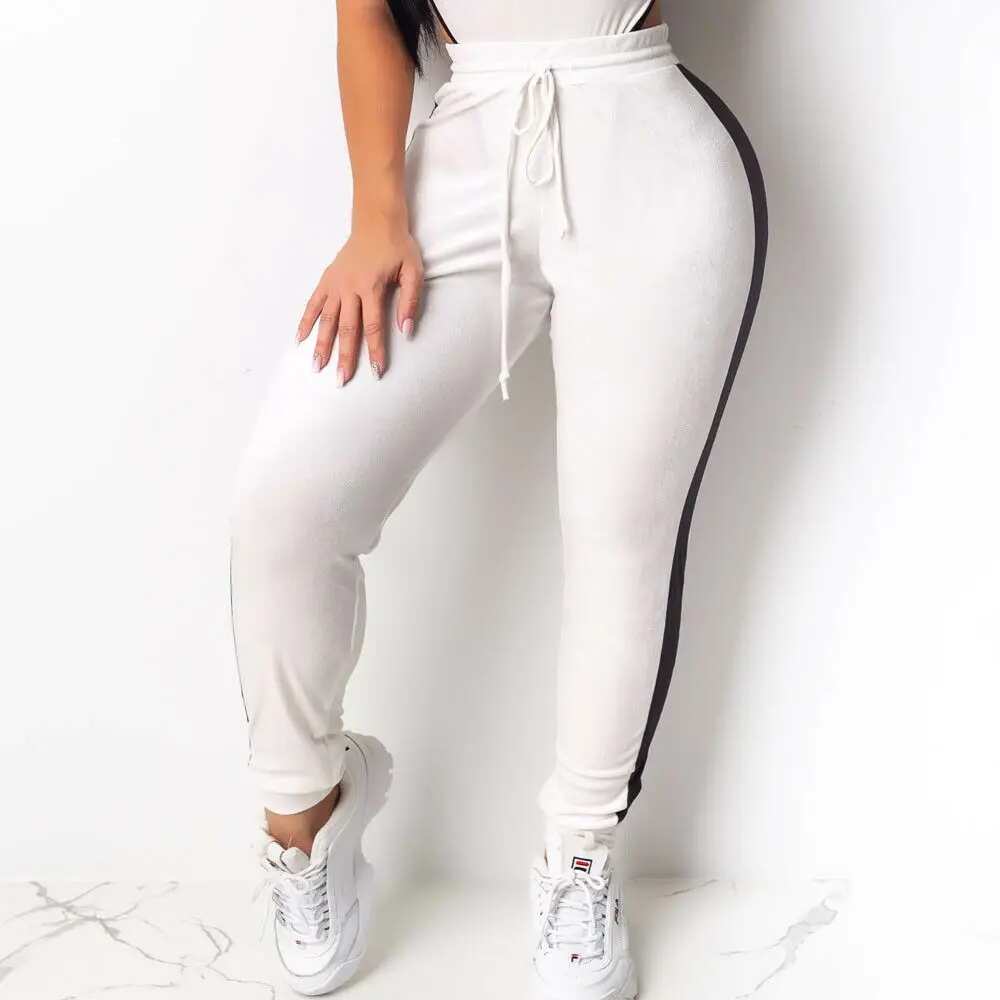 New Arrival Women High Waist Pants Sports Bottoms Fitness Gym Stretch Trousers Side Stripe Elasticated Pencil pants
New Arrival Women High Waist Pants Sports Bottoms Fitness Gym Stretch Trousers Side Stripe Elasticated Pencil pants