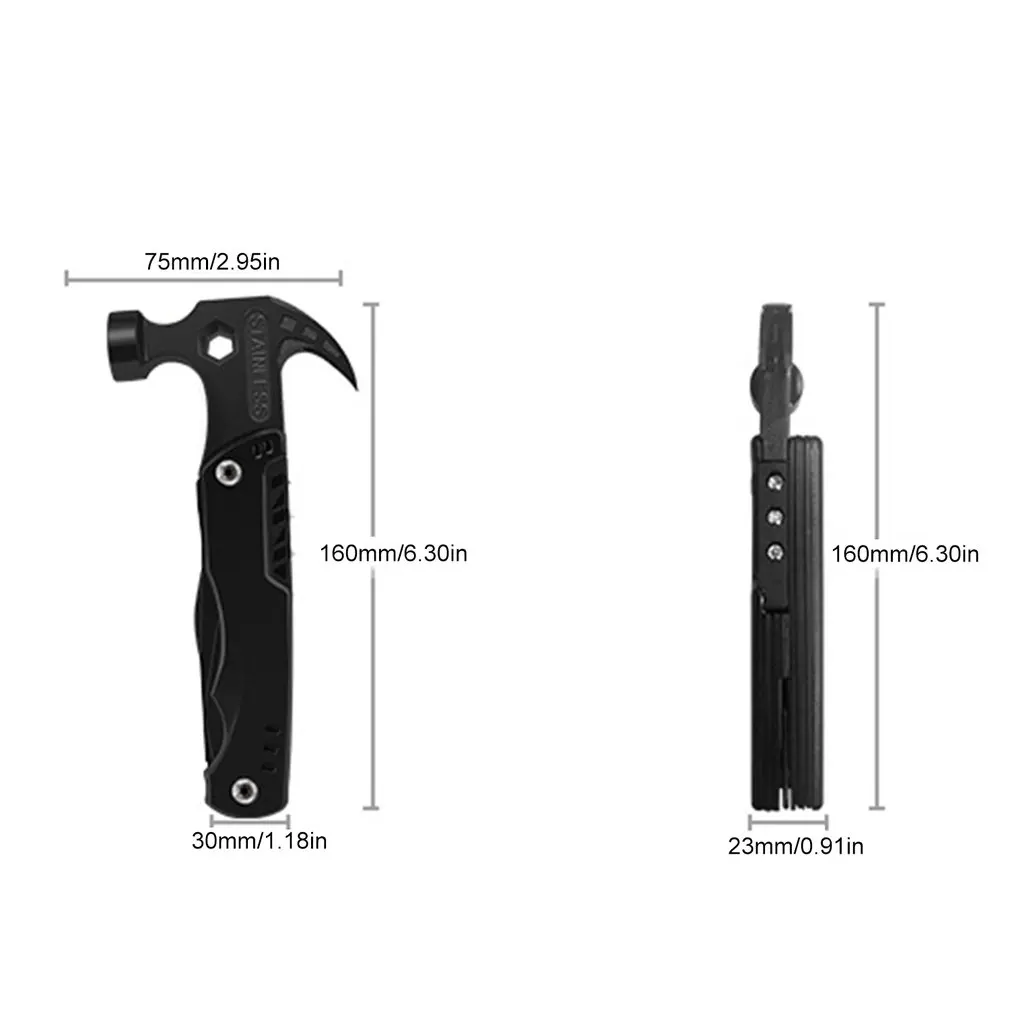Portable Multifunctional Claw Hammer Outdoor Camping Folding Tool Woodworking DIY Practical Claw Hammer Unique Gift
Portable Multifunctional Claw Hammer Outdoor Camping Folding Tool Woodworking DIY Practical Claw Hammer Unique Gift