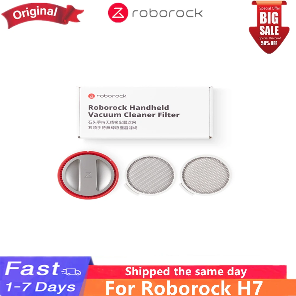 New Original Roborock H7 handheld vacuum cleaner cleaning machine HEPA filter rolling brush soft brush accessory kit Accessories
New Original Roborock H7 handheld vacuum cleaner cleaning machine HEPA filter rolling brush soft brush accessory kit Accessories