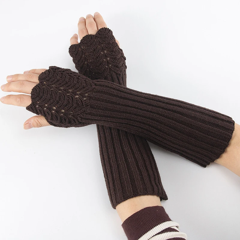 Fashion Women Winter Gloves Wrist Arm Hand Warmer Knitted Long Fingerless Gloves Mitten Stretch Solid Touch Screen Gloves
Fashion Women Winter Gloves Wrist Arm Hand Warmer Knitted Long Fingerless Gloves Mitten Stretch Solid Touch Screen Gloves