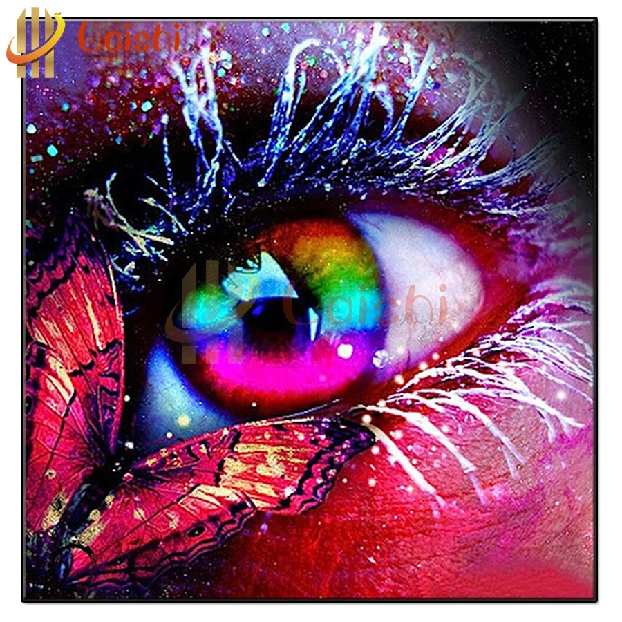 

5D round square diamond embroidery Fantasy eyes, butterfly Diy full sets diamond painting mosaic pictures rhinestones icon