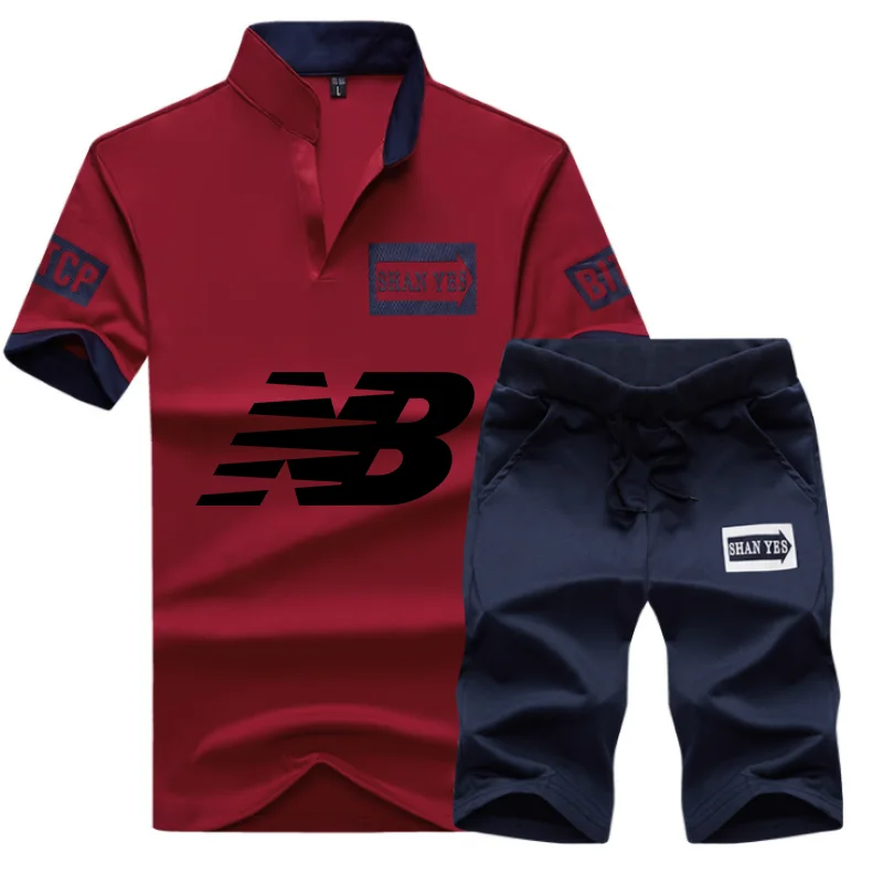 Summer T-shirt male polo casual sportswear fashion short-sleeved shirt brand business clothes 2 sportswear shorts new 2021
Summer T-shirt male polo casual sportswear fashion short-sleeved shirt brand business clothes 2 sportswear shorts new 2021