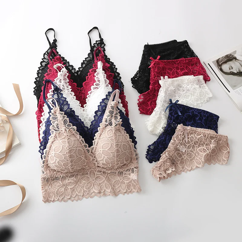 Women's lace bra sets, seamless underwear, backless vests, sexy underwear, underwear
Women's lace bra sets, seamless underwear, backless vests, sexy underwear, underwear