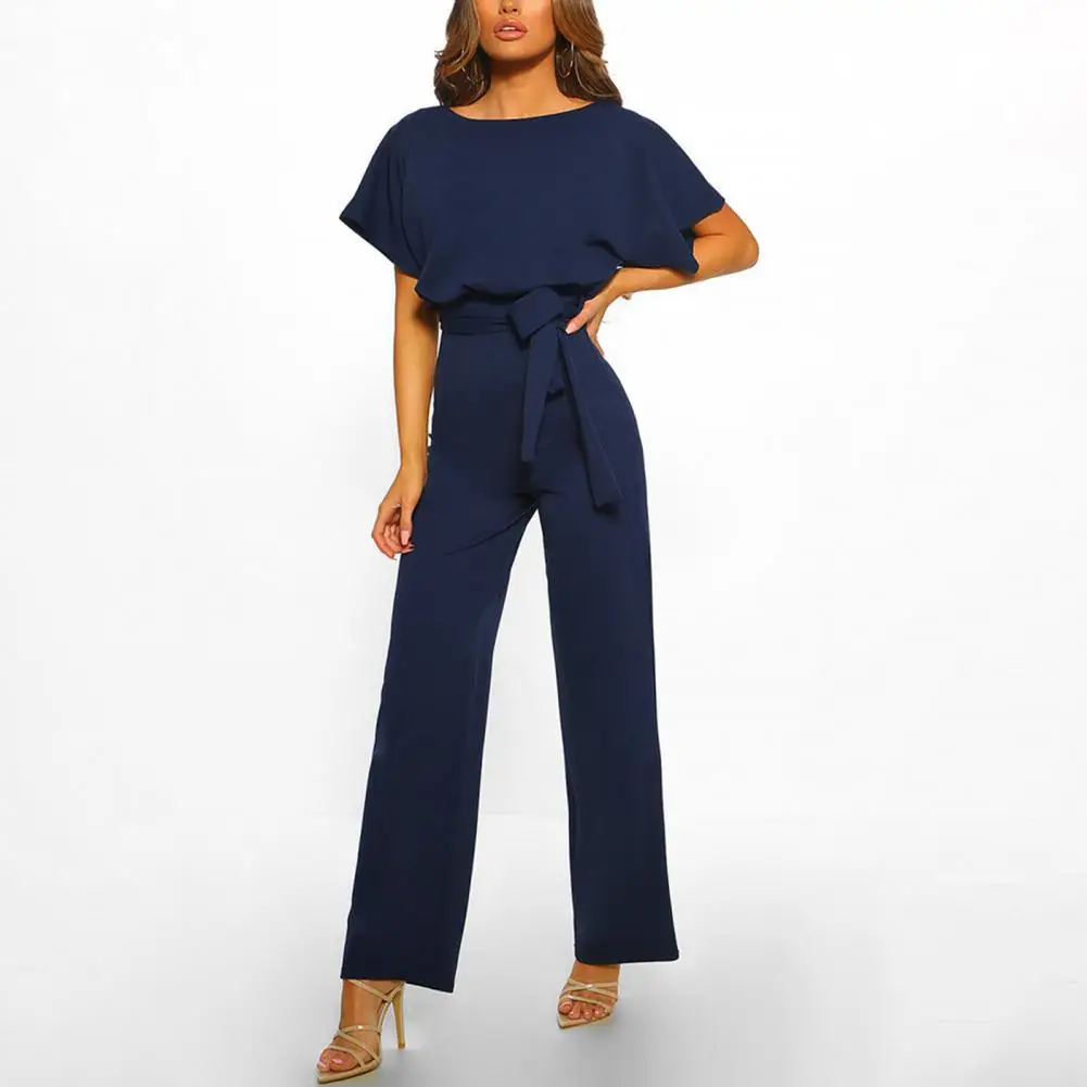 Rompers Women Jumpsuit Lace Up High Waist Elegant Women Solid Color Straight Leg Romper Bodysuit Rompers Straight Leg Jumpsuit
Rompers Women Jumpsuit Lace Up High Waist Elegant Women Solid Color Straight Leg Romper Bodysuit Rompers Straight Leg Jumpsuit