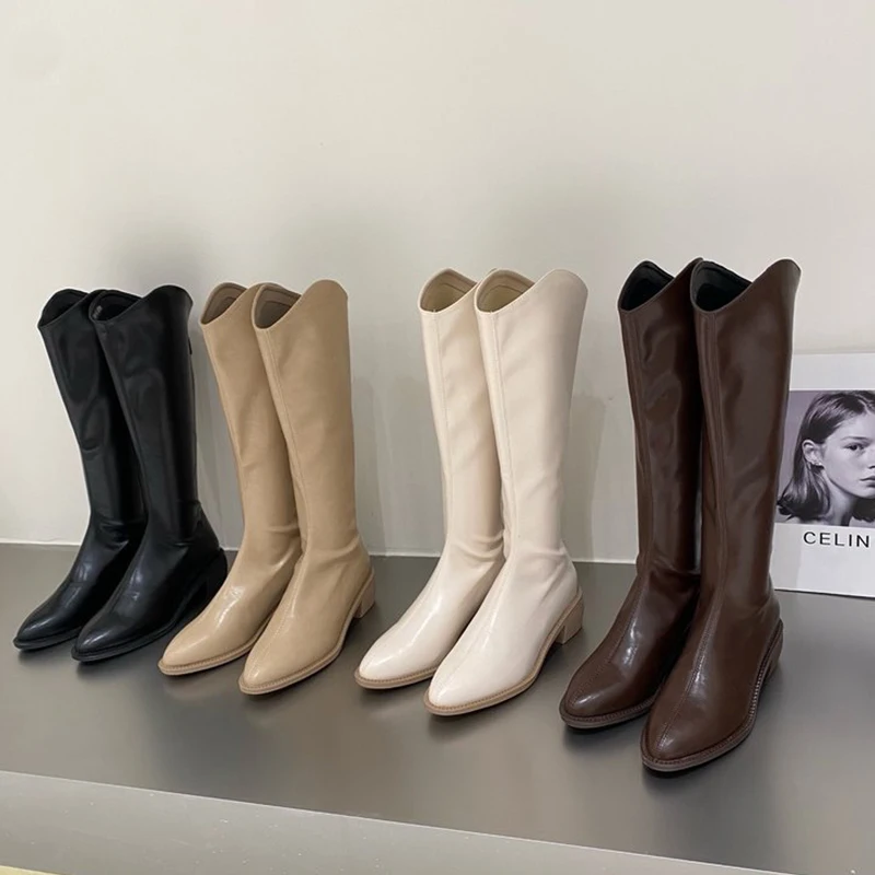 2021 autumn and winter new velvet leather cowboy boots pointed high boots but knee knight boots long boots women boots
2021 autumn and winter new velvet leather cowboy boots pointed high boots but knee knight boots long boots women boots