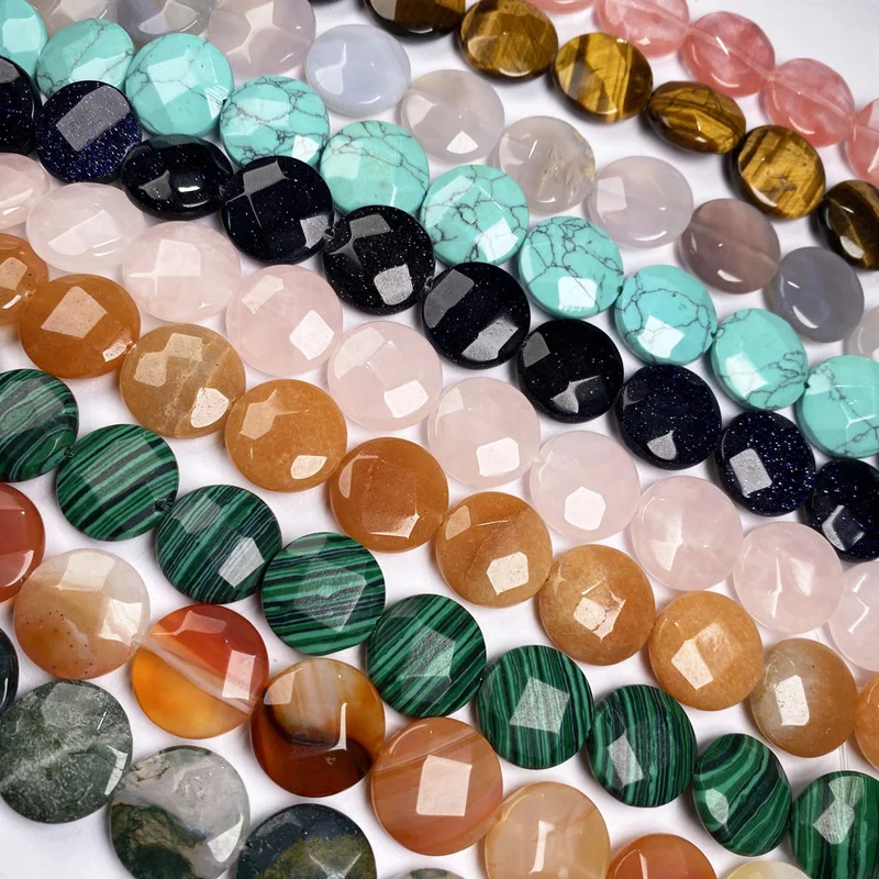 13pcs Flat round natural stone beads Clear quartzs bracelet necklace jewelry for DIY jewelry birthday gifts size 16x16x6mm
13pcs Flat round natural stone beads Clear quartzs bracelet necklace jewelry for DIY jewelry birthday gifts size 16x16x6mm