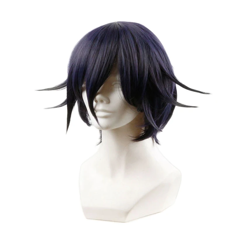 Anime Danganronpa V3 Killing Harmony Ouma Kokichi Short Wig Cosplay Costume Dangan Ronpa Heat Resistant Synthetic Hair Men Wigs
Anime Danganronpa V3 Killing Harmony Ouma Kokichi Short Wig Cosplay Costume Dangan Ronpa Heat Resistant Synthetic Hair Men Wigs