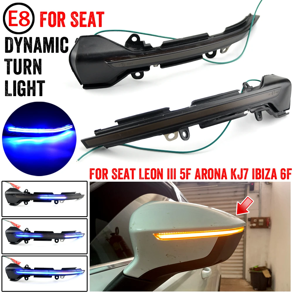 Поворотный сигнал для Seat Leon III MK3 5F 2013-2018 Ibiza KJ Mk5 V Arona 2017-2018 | Автомобили и мотоциклы