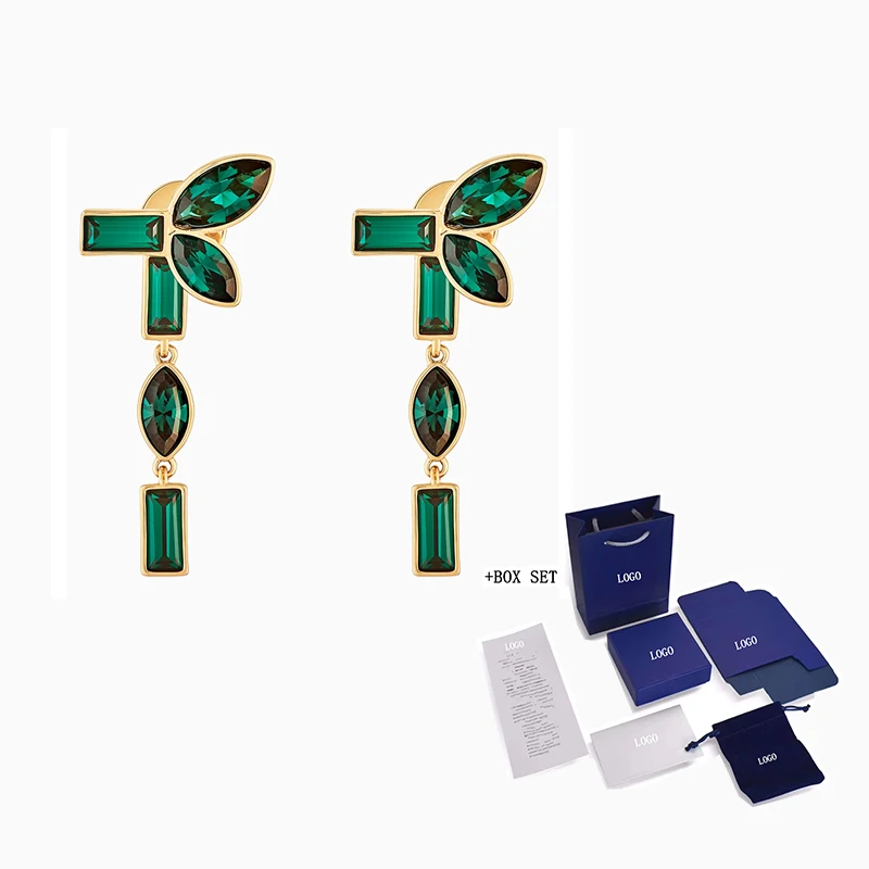 2020Fashion Jewelry SWA New BAMBOO Pierced Earrings Torus Shape Leaves Rose Gold Gold Chain Female Luxury Jewelry Gift
2020Fashion Jewelry SWA New BAMBOO Pierced Earrings Torus Shape Leaves Rose Gold Gold Chain Female Luxury Jewelry Gift