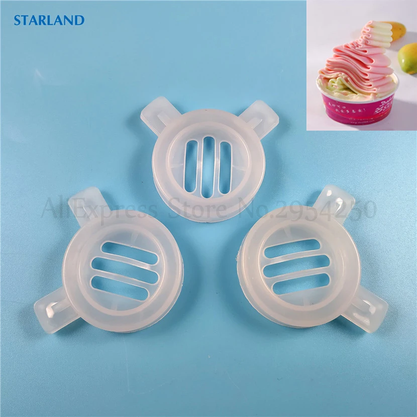 3 In 1 Set Sandwich-Shaped Ice Cream Modeling Lids Soft Serve Maker Accessory Nozzle 37mm Inner Diameter
3 In 1 Set Sandwich-Shaped Ice Cream Modeling Lids Soft Serve Maker Accessory Nozzle 37mm Inner Diameter