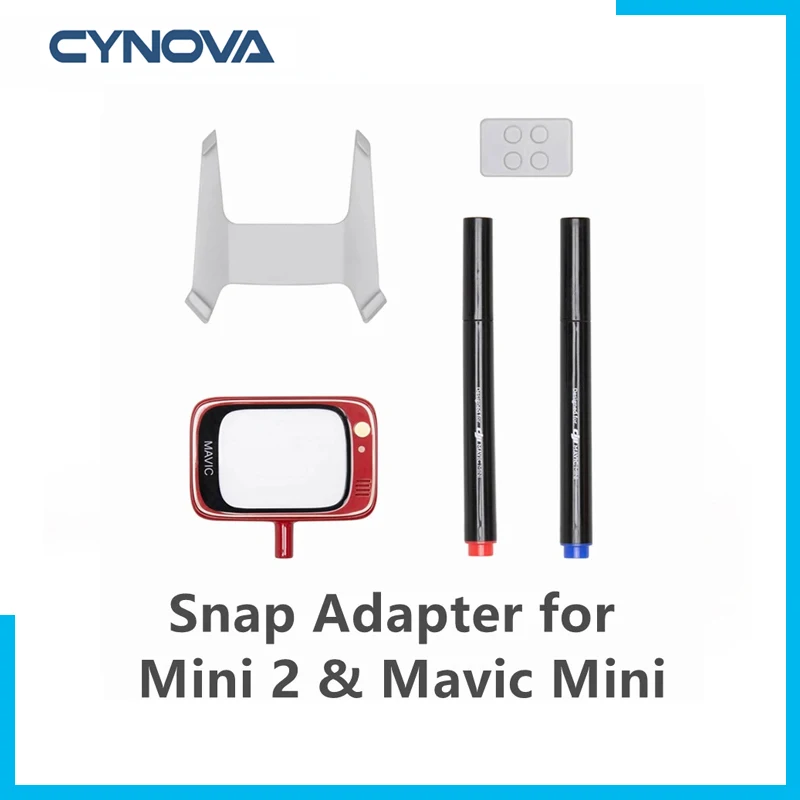 CYNOVA Mavic Mini Snap Adapter Connection Holder Mount Connector Expand Creative Options DJI Mavic Mini Accessories
CYNOVA Mavic Mini Snap Adapter Connection Holder Mount Connector Expand Creative Options DJI Mavic Mini Accessories