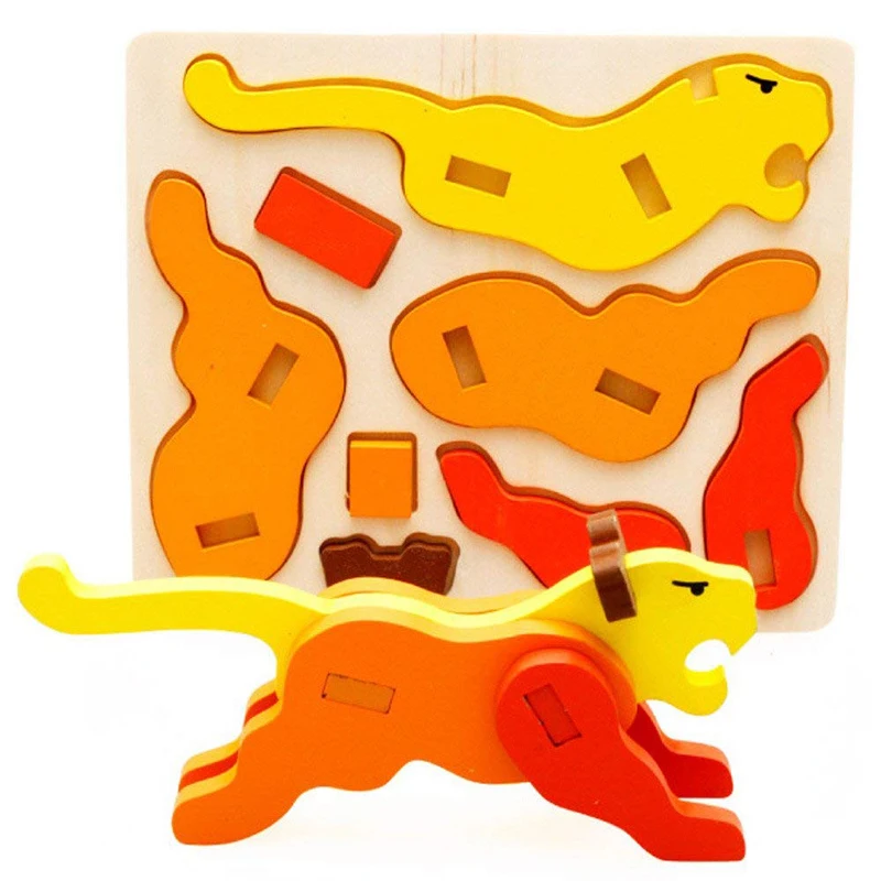 Children's Animal Three-dimensional Wooden Jigsaw Puzzle Handmade Model Early Education Building Blocks
Children's Animal Three-dimensional Wooden Jigsaw Puzzle Handmade Model Early Education Building Blocks