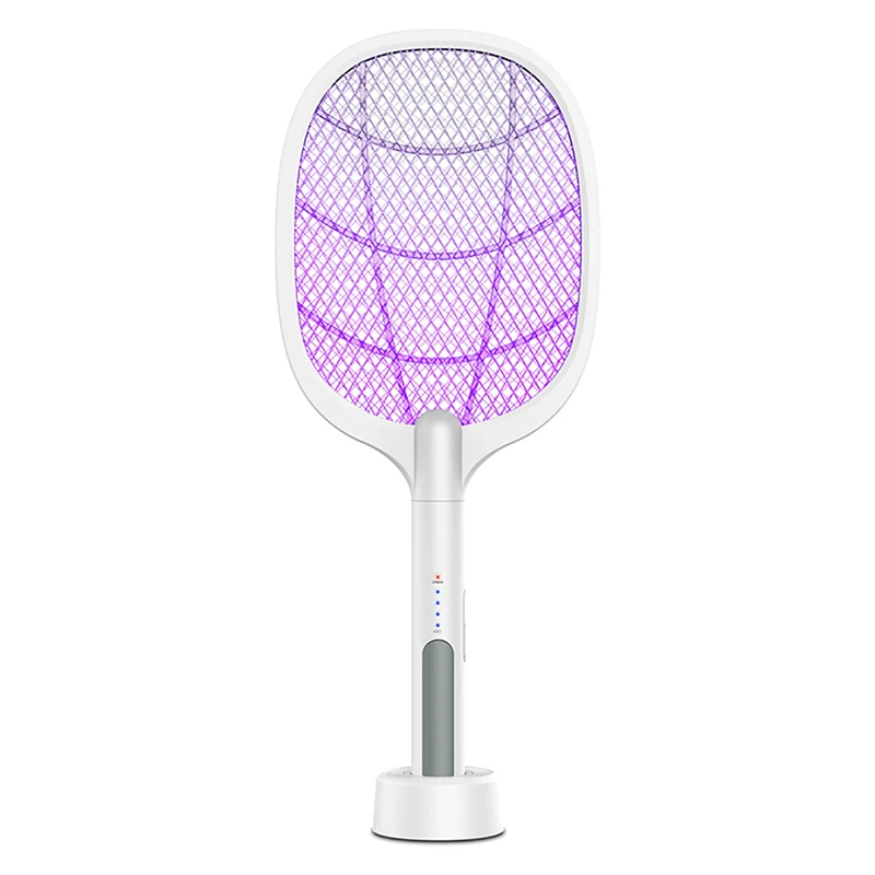 3000V Electric Mosquito Killer with UV LED Lamps USB 1200mAh Rechargeable Bug Zapper Fly Insect Swatter Mosquito Trap Racket
3000V Electric Mosquito Killer with UV LED Lamps USB 1200mAh Rechargeable Bug Zapper Fly Insect Swatter Mosquito Trap Racket