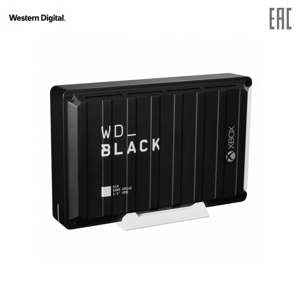 Внешний жесткий диск Western Digital WD WDBA5E0120HBK-EESN HDD 12TB 3 5" USB 3.2 Gen 1 (H9C) D10 Game Drive for Xbox One BLACK