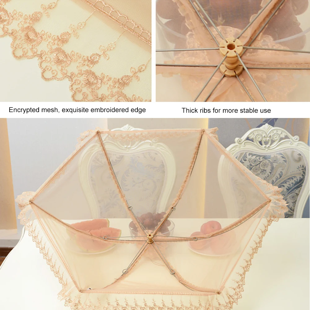 70cm Household Food Umbrella Cover Picnic Barbecue Party Anti Mosquito Fly Resistant Net Tent For Kitchen Dinner Table
70cm Household Food Umbrella Cover Picnic Barbecue Party Anti Mosquito Fly Resistant Net Tent For Kitchen Dinner Table