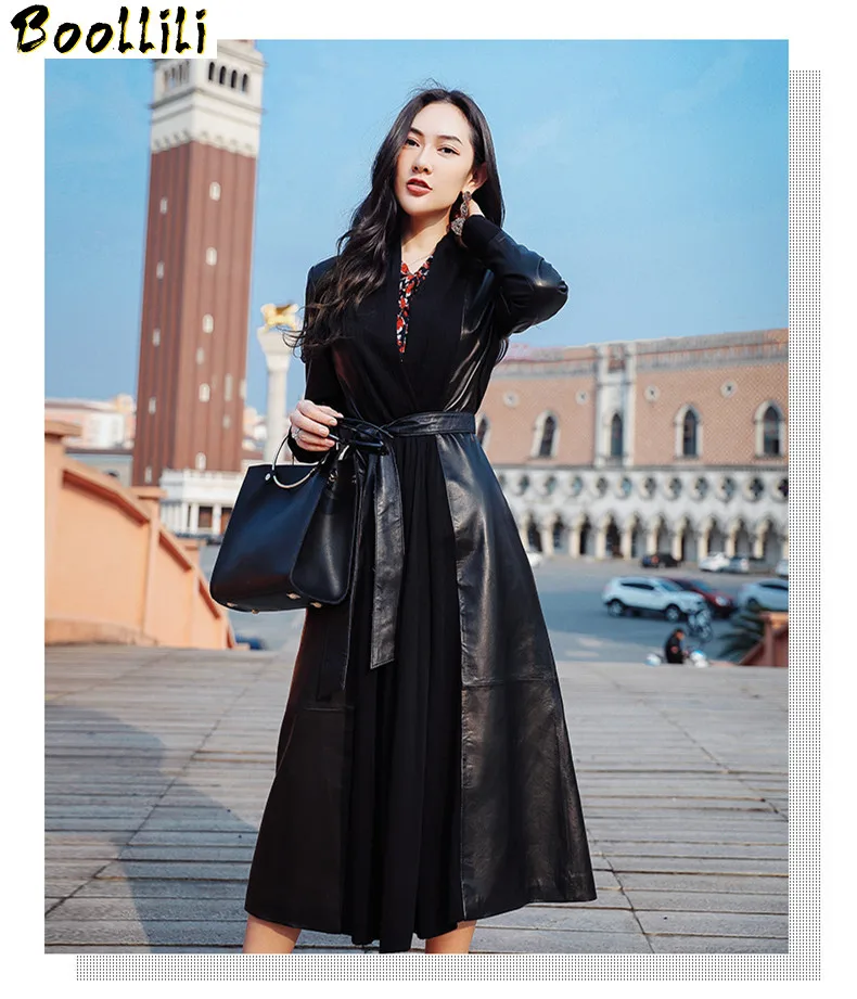 Real Boollili 2023 Leather Jacket Autumn Winter Jacket Women Genuine Sheepskin Coat Female Streetwear Long Windbreaker
Real Boollili 2023 Leather Jacket Autumn Winter Jacket Women Genuine Sheepskin Coat Female Streetwear Long Windbreaker