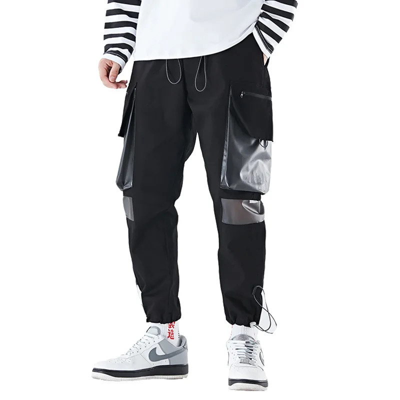 Men Elastic Waist Cargo Pants Streetwear 2021 New Hip Hop Large Pockets Casual Pants Fashion Cargo Pants Men Joggers Trousers
Men Elastic Waist Cargo Pants Streetwear 2021 New Hip Hop Large Pockets Casual Pants Fashion Cargo Pants Men Joggers Trousers