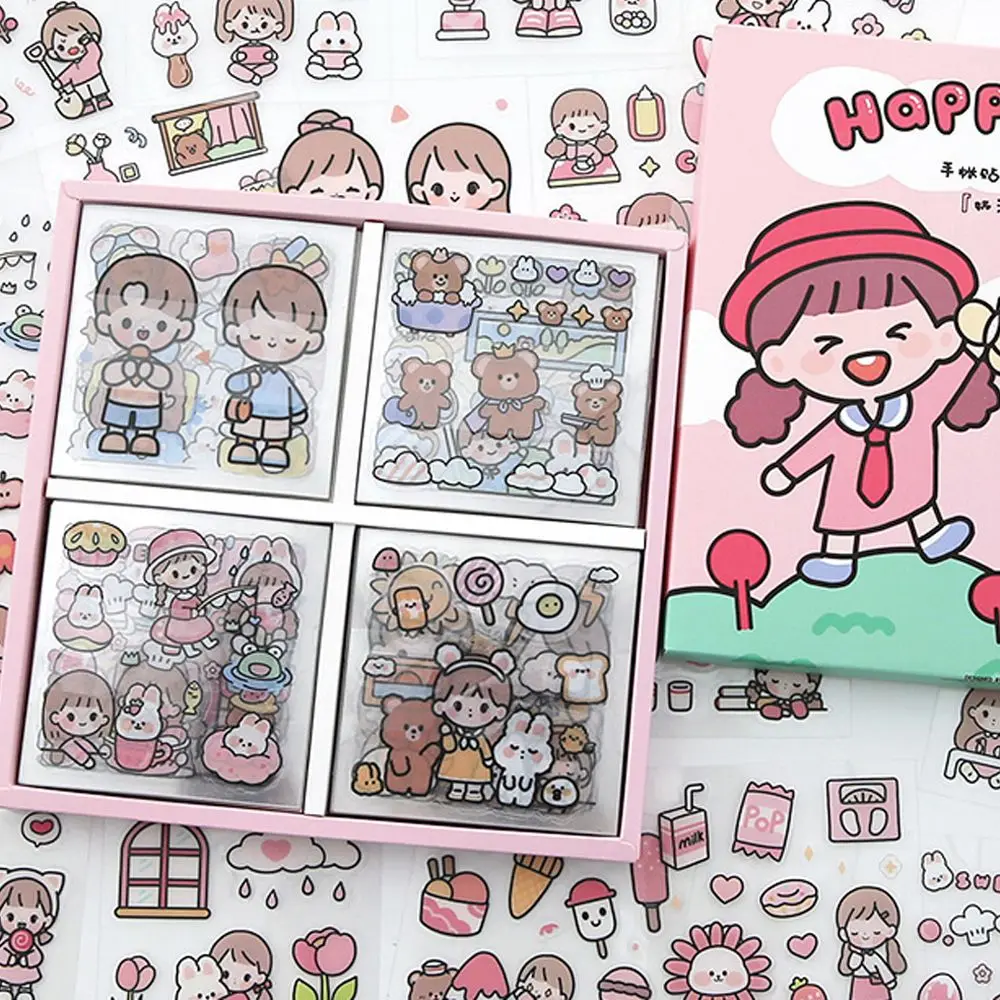South Korea Cute Hand Book Stickers Decorative Cartoon Girl Heart DIY Mobile Phone Sticker Small Cleansing Account Cartoon Gift
South Korea Cute Hand Book Stickers Decorative Cartoon Girl Heart DIY Mobile Phone Sticker Small Cleansing Account Cartoon Gift