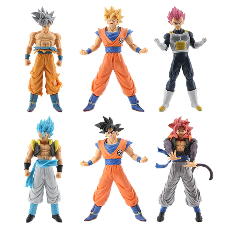 Экшн-фигурки из ПВХ, 6 шт./компл., Dragon Ball Kakarotto Goku Super Saiyan, 18 см
Экшн-фигурки из ПВХ, 6 шт./компл., Dragon Ball Kakarotto Goku Super Saiyan, 18 см