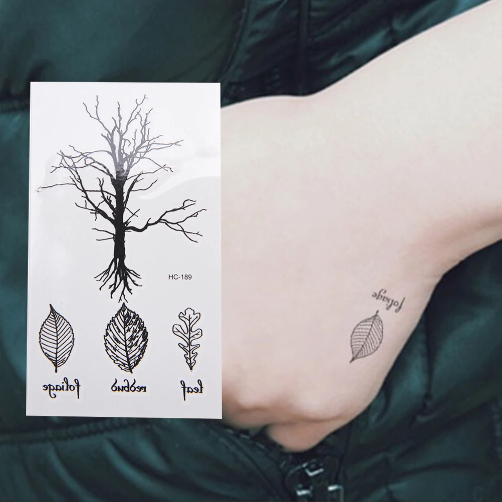 Leaf Tree Temporary Tattoos Body Arm Leg Waterproof Flash Tattoo Stickers New 
Leaf Tree Temporary Tattoos Body Arm Leg Waterproof Flash Tattoo Stickers New