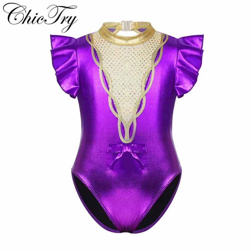 Kids Girls Halloween Showman Dance Costume Short Flutter Sleeves Metallic Sparkly Sequins Gymnastics Stage Performance Leotard 
Kids Girls Halloween Showman Dance Costume Short Flutter Sleeves Metallic Sparkly Sequins Gymnastics Stage Performance Leotard