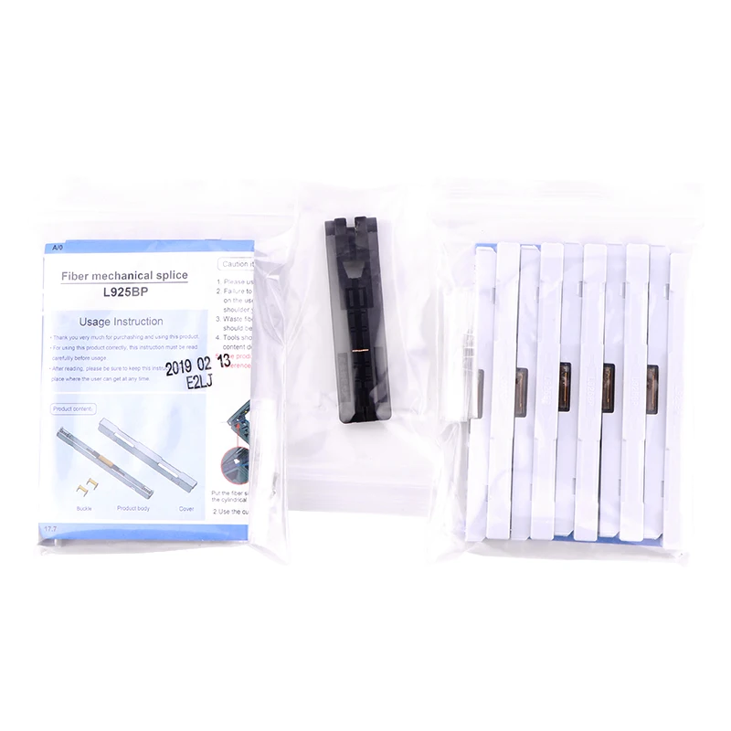 FTTH Drop Cable Splice L925BP Fiber Optic Mechanical Splice Bare Fiber Cold Connector
FTTH Drop Cable Splice L925BP Fiber Optic Mechanical Splice Bare Fiber Cold Connector